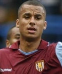 Aston Villa striker Gabriel Agbonlahor